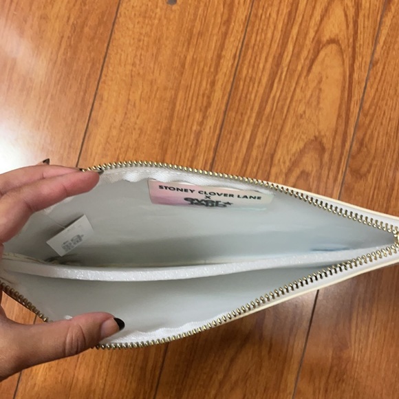 Stoney Clover Lane x Ever After Gold Striped Pouch - Picture 3 of 3